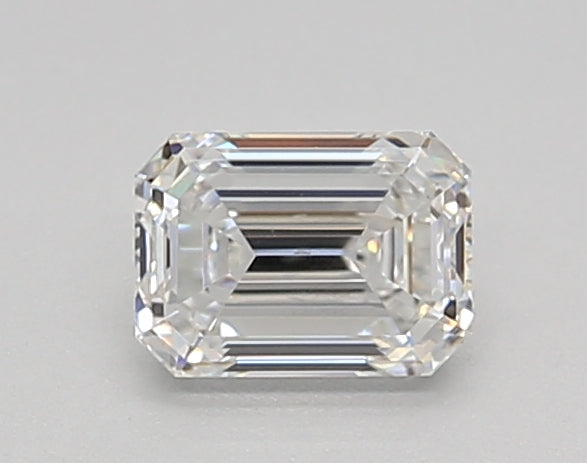 IGI Certified 0.50 CT Emerald Cut Lab-Grown Diamond, VS2, D Color