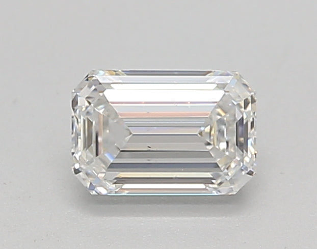 IGI Certified 0.50 CT Emerald Cut Lab Grown Diamond - E Color, VS2 Clarity - Top View