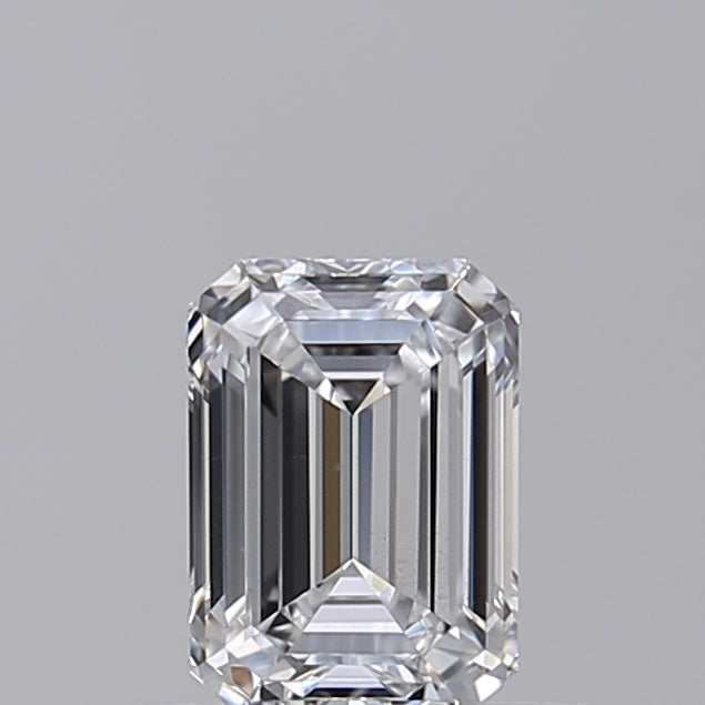 IGI Certified 0.50 CT HPHT Lab Grown Emerald Cut Diamond - D Color, VVS2 Clarity, Excellent Polish and Symmetry