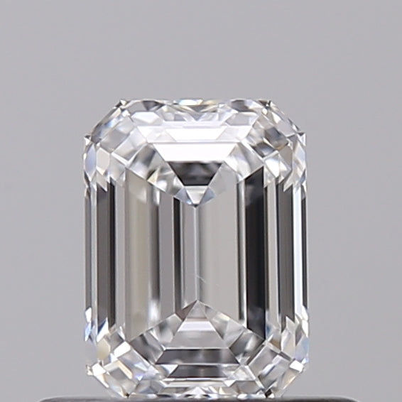 IGI Certified 0.50 CT HPHT Lab Grown Emerald Cut Diamond - D Color, VVS2 Clarity, Excellent Polish and Symmetry