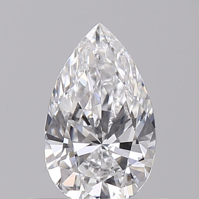 IGI Certified 0.50 CT Pear Cut Lab Grown Diamond - D Color, VS2 Clarity, HPHT Method, 4.34 * 7.12 * 2.68 MM