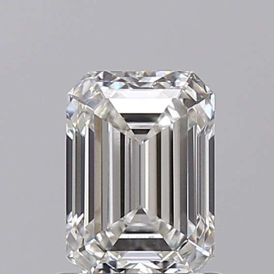 IGI Certified 1.00 CT Emerald CVD Lab Grown Diamond - F Color, VS1 Clarity, Excellent Polish and Symmetry