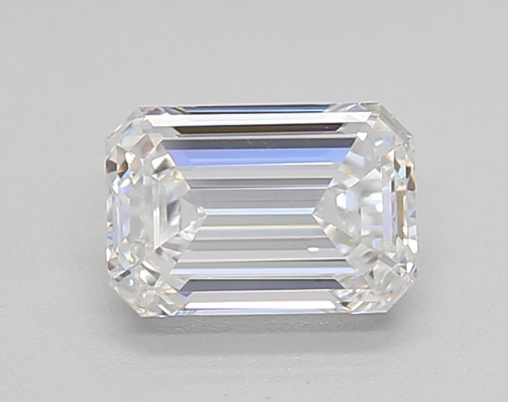 IGI Certified 1.00 CT Emerald Cut Lab Grown Diamond - E Color, VVS2 Clarity