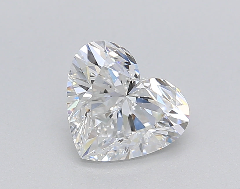 IGI Certified 1.00 CT Heart Cut Lab Grown Diamond - D Color, VS1 Clarity