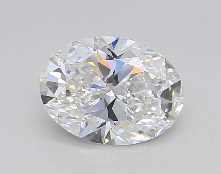 IGI Certified 1.00 CT Oval Lab-Grown Diamond, D Color, VVS2 Clarity