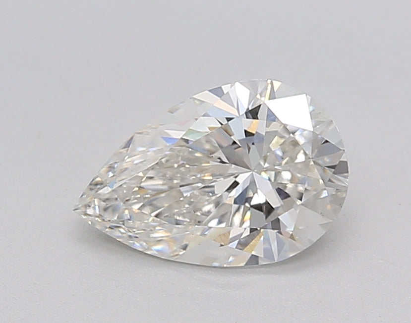 1 Carat Pear Shaped Lab Grown Diamond, VS1/F