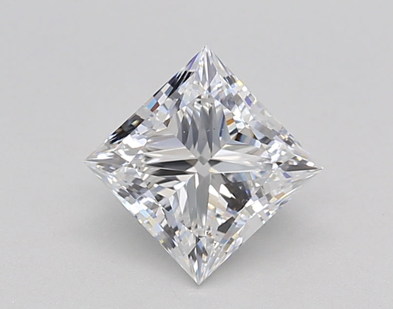 IGI Certified 1.00 ct Princess Cut Lab-Grown Diamond, VS2 Clarity, D Color - Modern Elegance