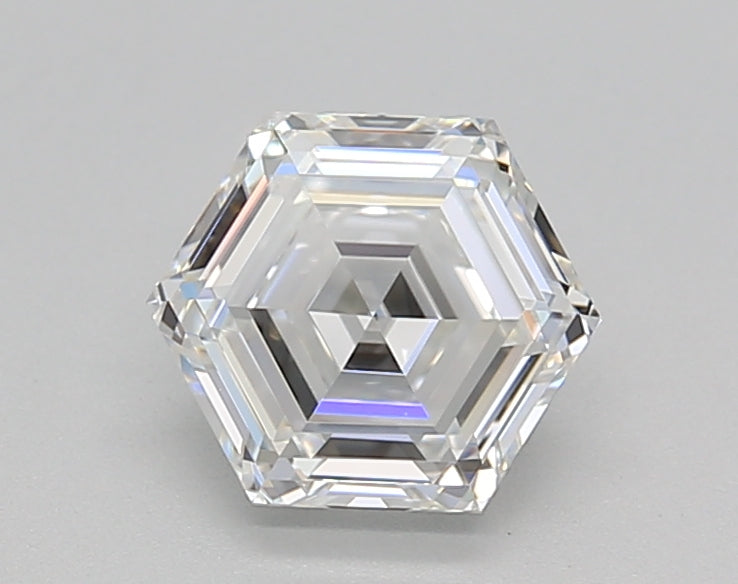 1.03 Carat Hexagon Shape Lab Grown Diamond, VVS1/E