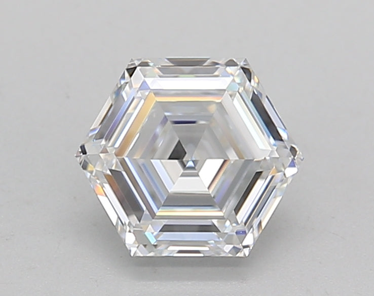 1.03 Carat Hexagon Diamond, VVS2/D