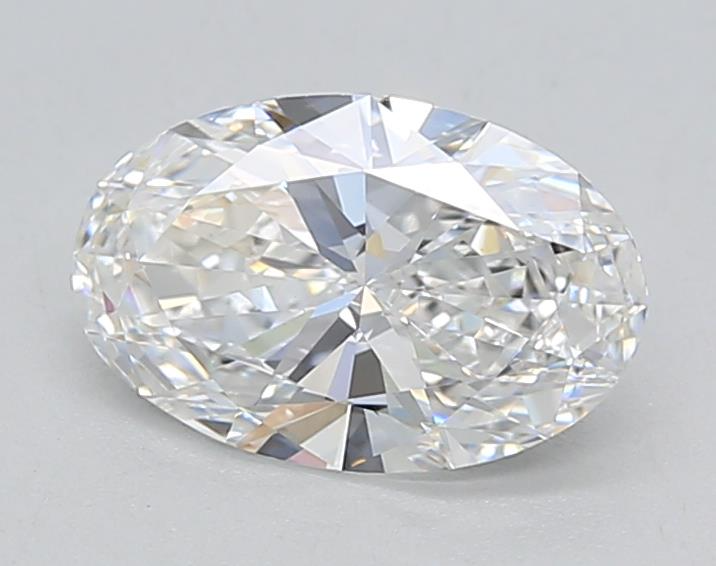IGI bersertifikat 1,03 ct oval lab-tumbuh berlian, kejelasan vvs1