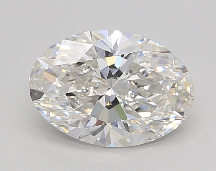 IGI Certified 1.37 CT Oval Cut Lab-Grown Diamond, F Color, VVS2 Clarity