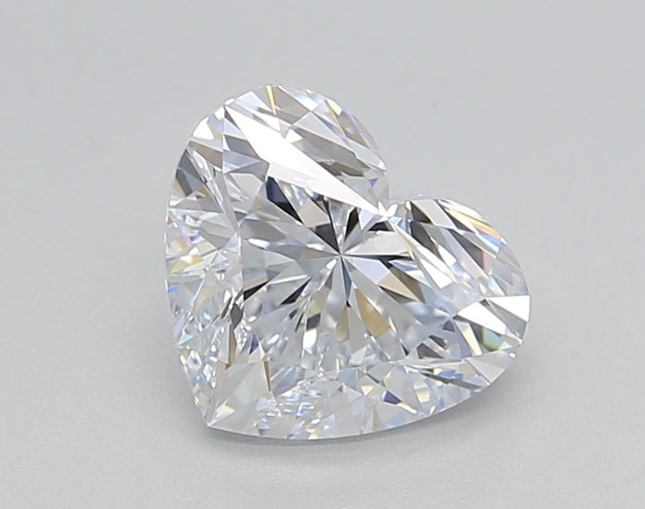 IGI Certified 1.50 CT Heart-Cut Lab-Grown Diamond, VVS2, E Color