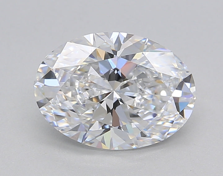 IGI Certified 1.50 CT Oval HPHT Lab-Grown Diamond: D Color, VVS2 Clarity