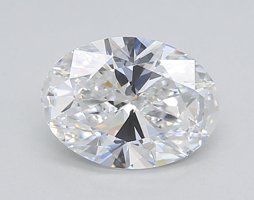 IGI Certified 1.50 CT Oval HPHT Lab-Grown Diamond: D Color, VVS2 Clarity