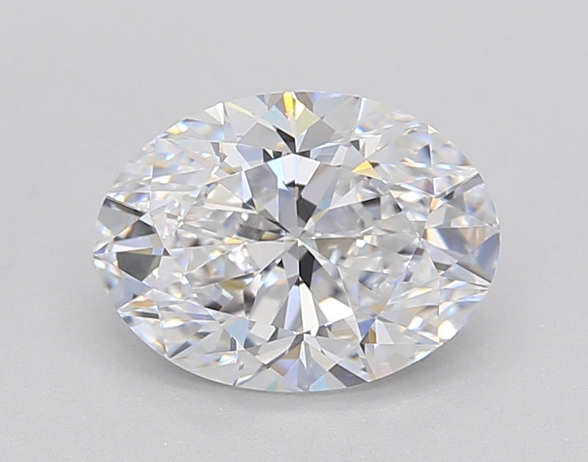 IGI Certified 1.50 CT Oval HPHT Lab-Grown Diamond: D Color, VVS2 Clarity
