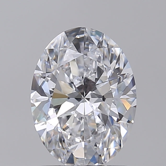 IGI Certified 1.50 CT Oval Lab-Grown Diamond - D Color, VS1 Clarity