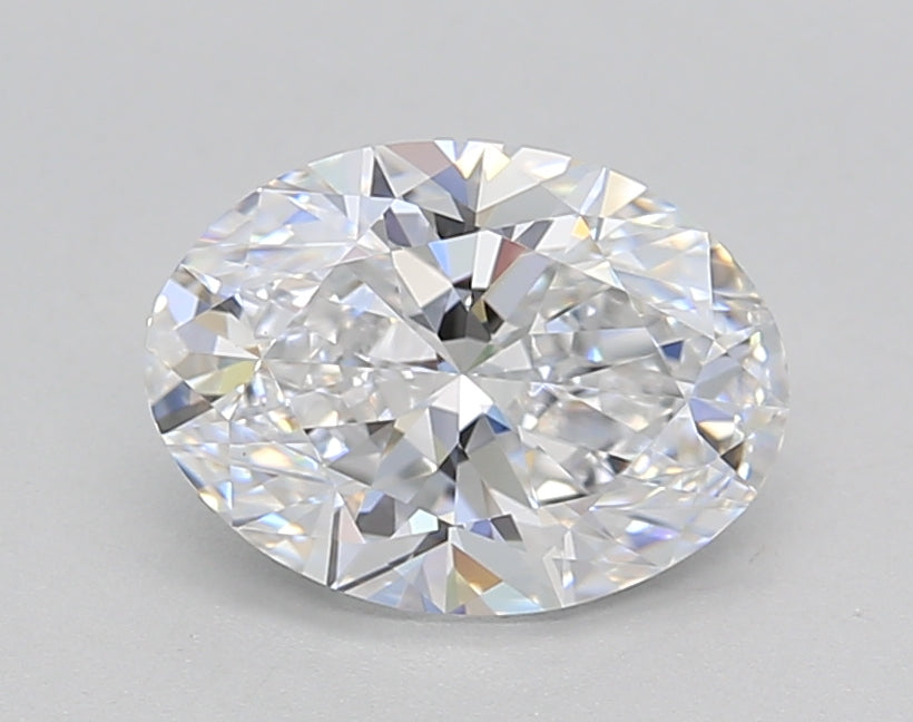 IGI Certified 1.50 CT Oval Lab-Grown Diamond: D Color, VS1 Clarity