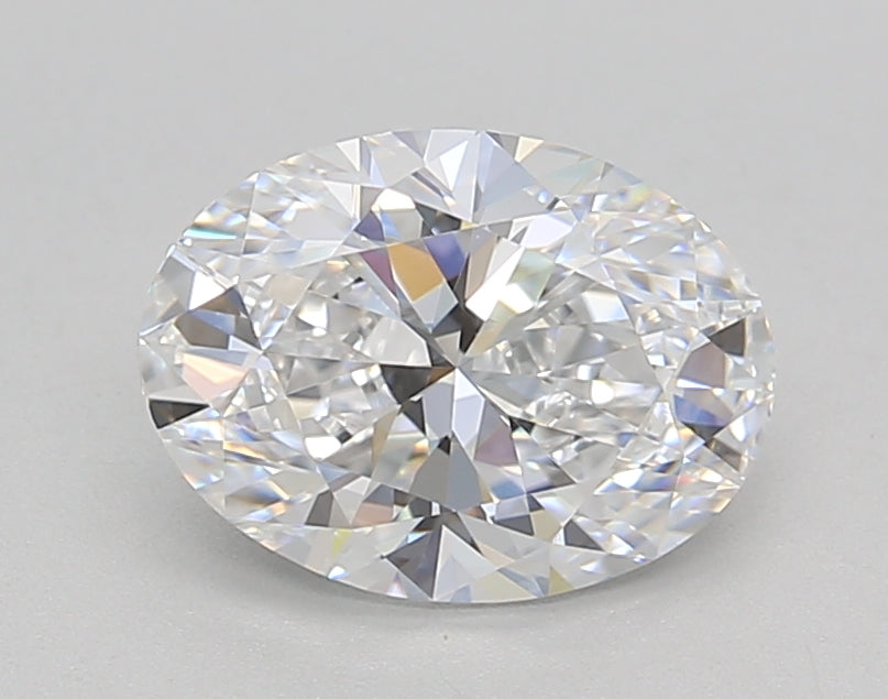 IGI Certified 1.50 CT Oval Lab-Grown Diamond: D Color, VVS1 Clarity