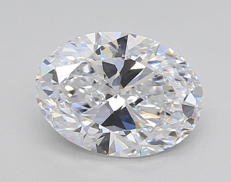 IGI Certified 1.50 CT Oval Lab-Grown Diamond: D Color, VVS1 Clarity