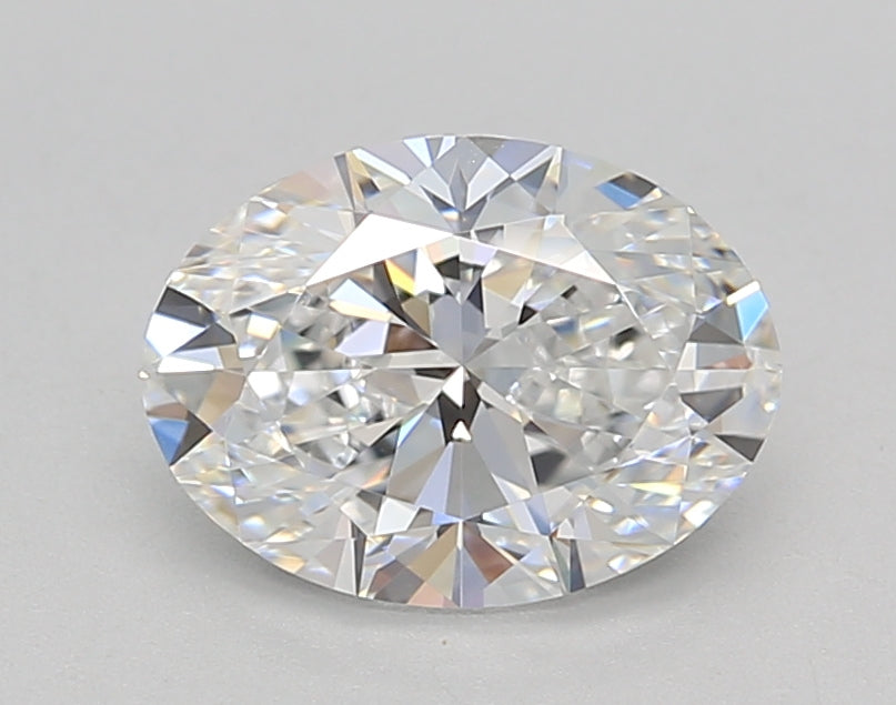 IGI Certified 1.50 CT Oval Lab-Grown Diamond: D Color, VVS1 Clarity