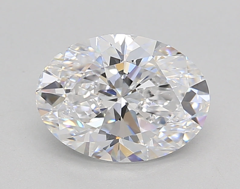 IGI Certified 1.50 CT Oval Lab-Grown Diamond: D Color, VVS2 Clarity