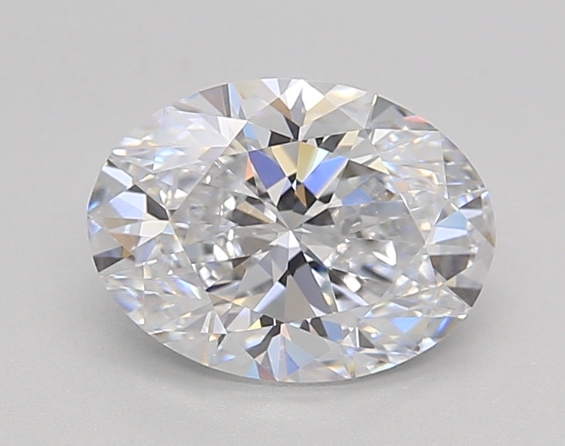 IGI Certified 1.50 CT Oval Lab-Grown Diamond, E Color, VS1 Clarity