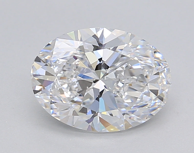 IGI Certified 1.50 CT Oval Lab Grown Diamond - D Color, VS1 Clarity