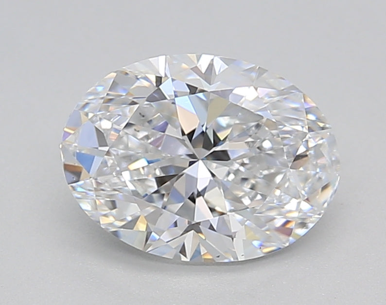 IGI Certified 1.50 CT Oval Lab Grown Diamond - D Color, VS2 Clarity