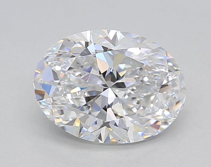 IGI Certified 1.50 CT Oval Lab Grown Diamond - D Color, VS2 Clarity
