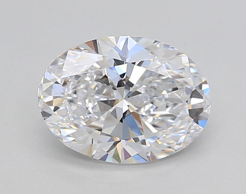 IGI Certified 1.50 CT Oval Lab Grown Diamond, D Color, VVS2 Clarity