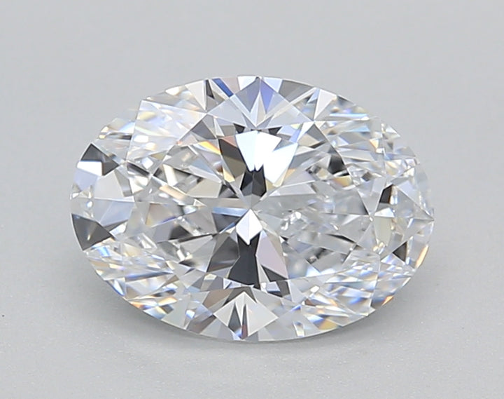 IGI Certified 1.50 CT Oval Lab Grown Diamond, D Color, VVS2 Clarity