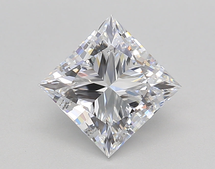 IGI Certified 1.50 CT Princess Cut Lab Grown Diamond - D Color, Internally Flawless Clarity