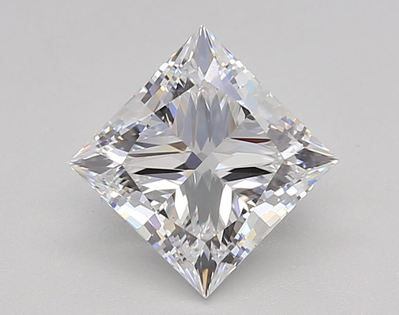 IGI Certified 1.50 CT Princess Cut Lab Grown Diamond - D Color, Stunning VS1 Clarity