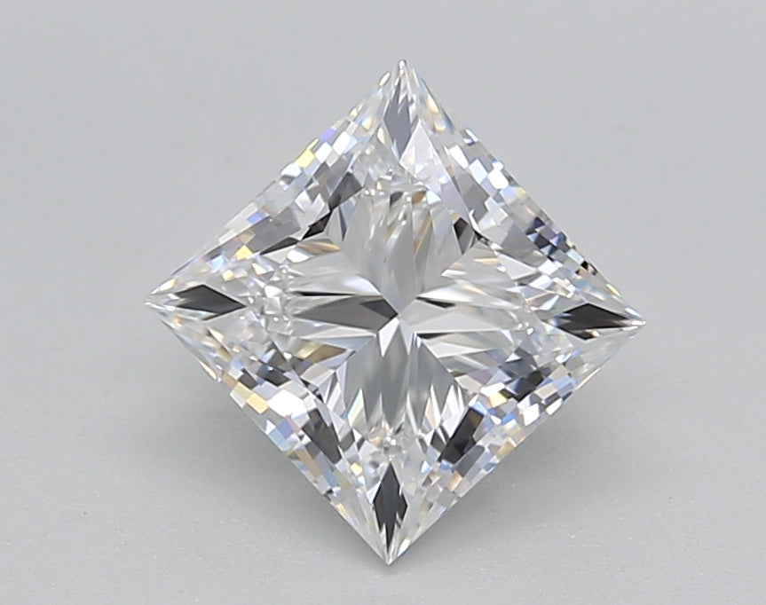 IGI Certified 1.50 CT Princess Cut Lab Grown Diamond - D Color, VVS2 Clarity