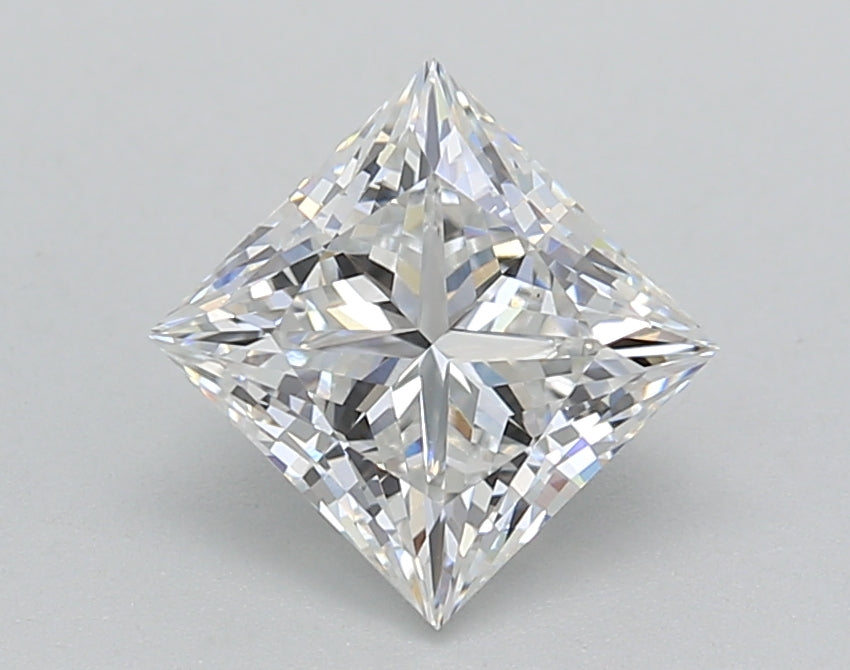 IGI Certified 1.50 CT Princess Cut Lab Grown Diamond - E Color, Stunning VS1 Clarity
