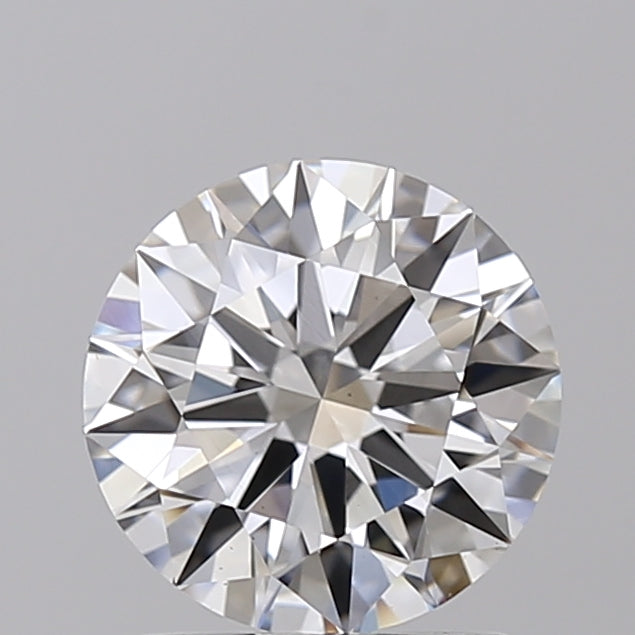 IGI Certified 1.50 CT Round Lab Grown Diamond, E Color, VS1 Clarity