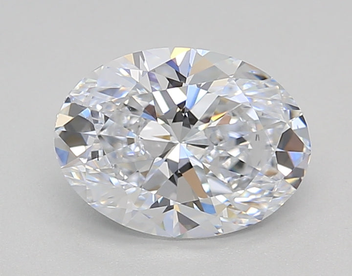 IGI Certified 1.51 CT Oval Cut Lab Grown Diamond, E Color, VS2 Clarity
