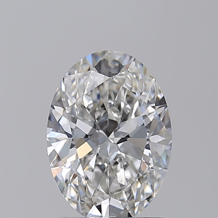 IGI Certified 1.51 CT Oval Lab Grown Diamond, F Color, IF Clarity
