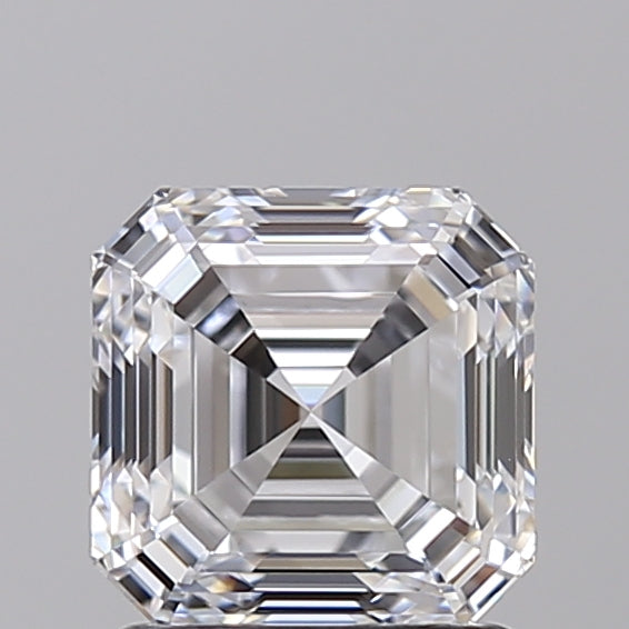 IGI Certified 1.52 CT Square Emerald Cut Lab Grown Diamond, D Color, VS1 Clarity
