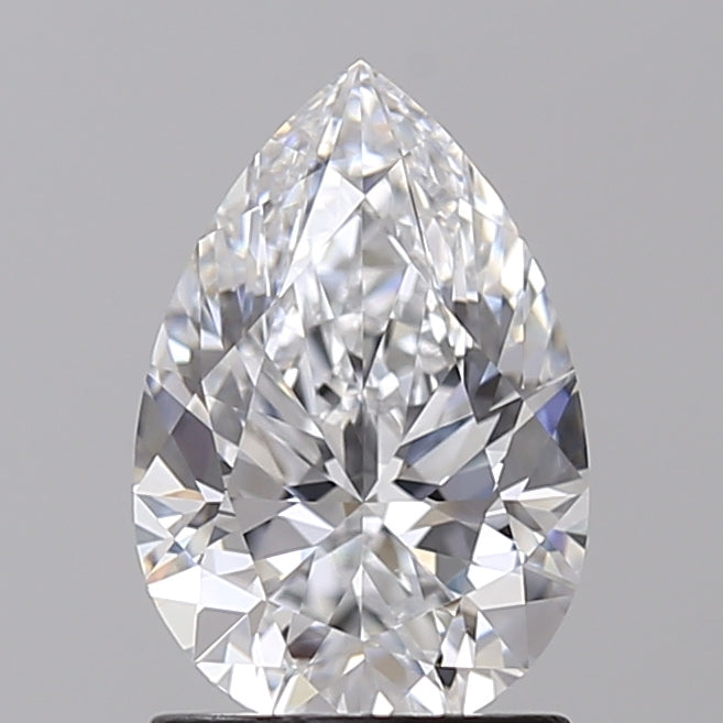 IGI Certified 1.53 CT Pear Cut Lab Grown Diamond, VVS2/D Color