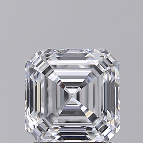 IGI Certified 1.54 CT Square Emerald Cut Lab Grown Diamond, D Color, VS1 Clarity