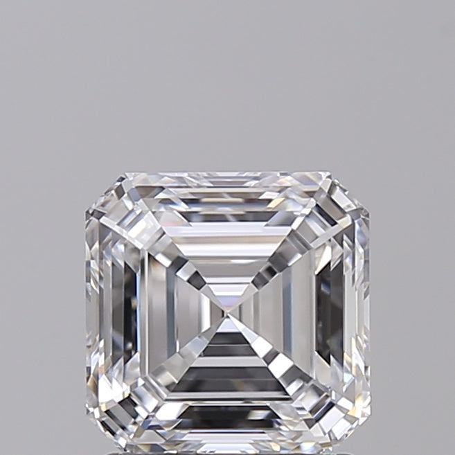 IGI Certified 1.54 CT Square Emerald Cut Lab Grown Diamond, D Color, VS1 Clarity