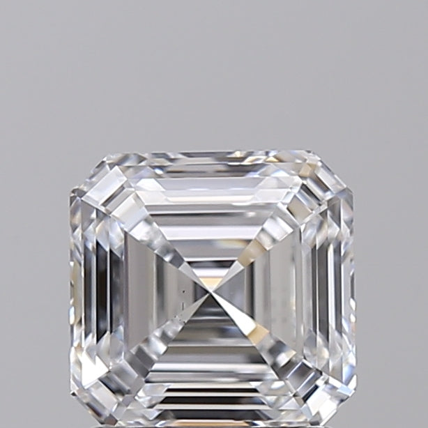 IGI Certified 1.55 CT Square Emerald Cut Lab Grown Diamond, D Color, VS1 Clarity