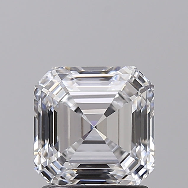 IGI Certified 1.55 CT Square Emerald Cut Lab Grown Diamond, E Color, VS1 Clarity