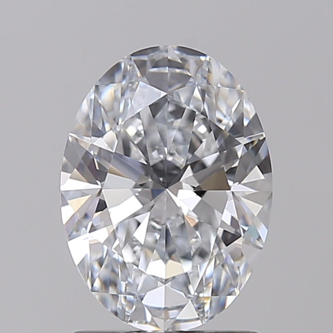 IGI Certified 1.56 CT Oval Cut Lab-Grown Diamond - VVS2 Clarity, E Color, Excellent Polish & Symmetry