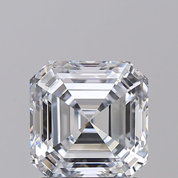 IGI Certified 1.56 CT Square Emerald Cut Lab Grown Diamond, F Color, VS1 Clarity