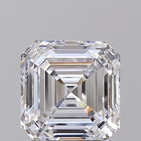 IGI Certified 1.68 CT Square Emerald Cut Lab Grown Diamond, D Color, VS1 Clarity