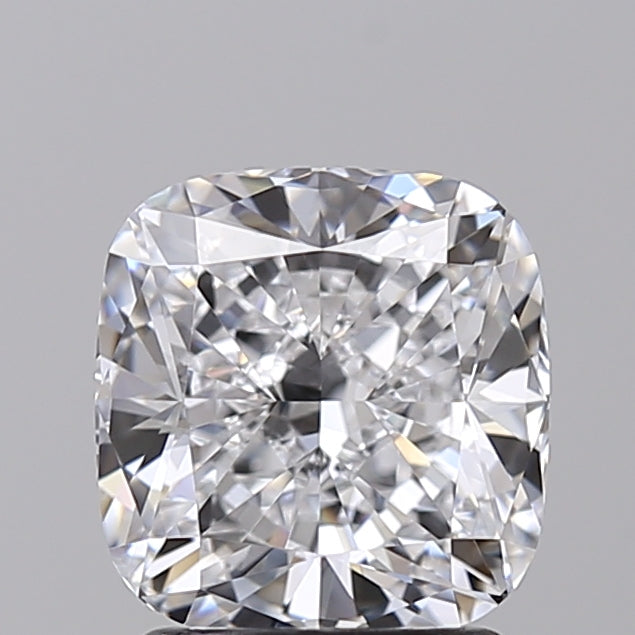 IGI Certified 2.00 CT Cushion Cut Lab-Grown Diamond - D Color, VVS2 Clarity