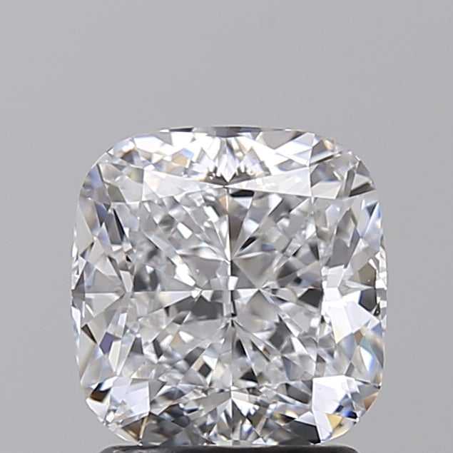IGI Certified 2.00 CT Cushion Lab-Grown Diamond, D Color, VS1 Clarity