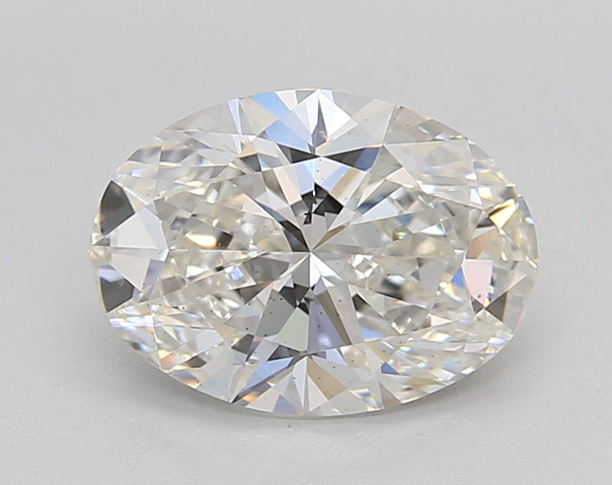 IGI Certified 2.00 CT Oval Lab-Grown Diamond - VS2 Clarity, G Color
